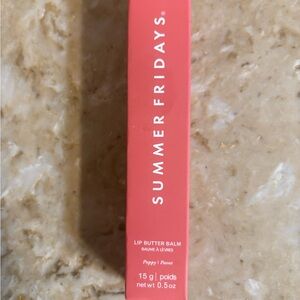 Summer Fridays Lip Butter Balm — Poppy Pink